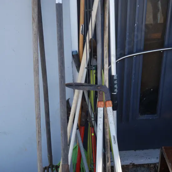 Assorted garden tools