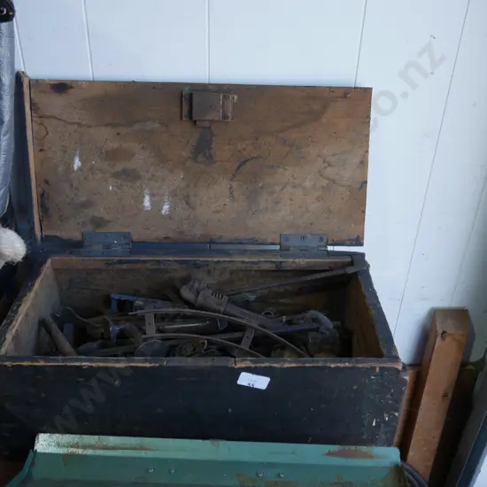 Black toolbox and contents