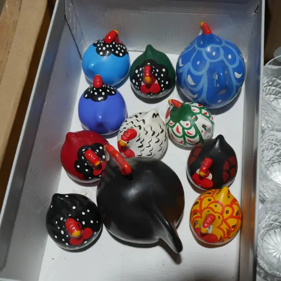 Chicken ornaments