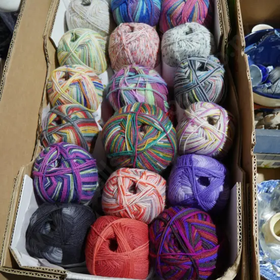 Box of yarn
