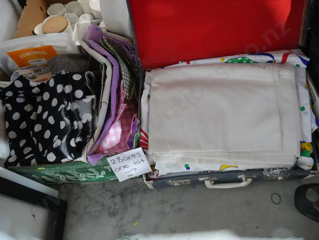 Two boxes of material Image 1++