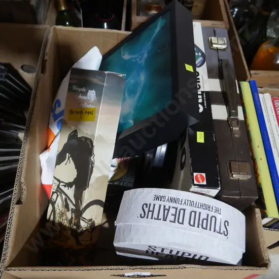 Box of board games etc