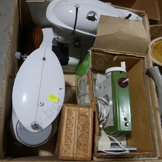 Sewing machines etc