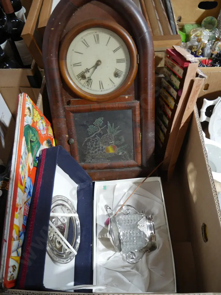 Clock, sugar dish etc Image 1++