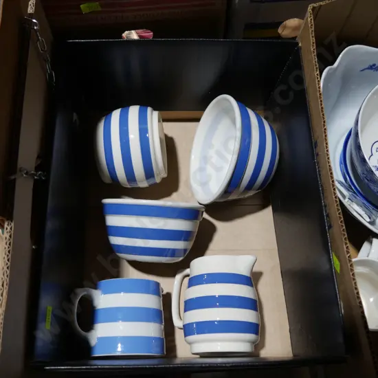 Box of cornishware