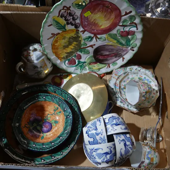 Serving dish, teapot etc