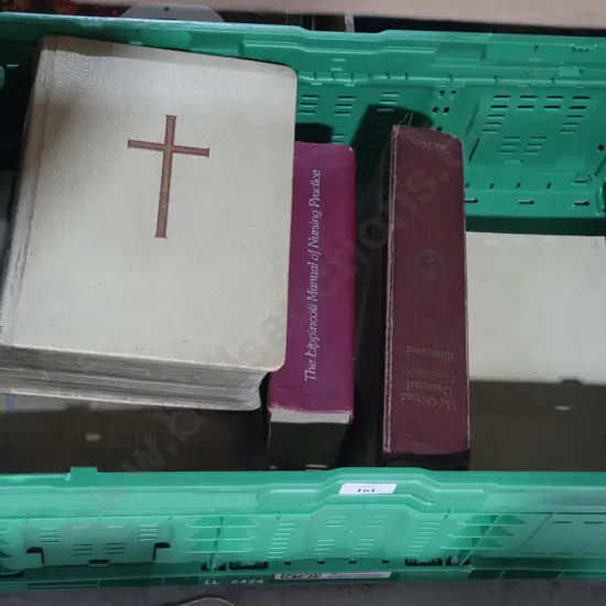 Box of Bibles etc