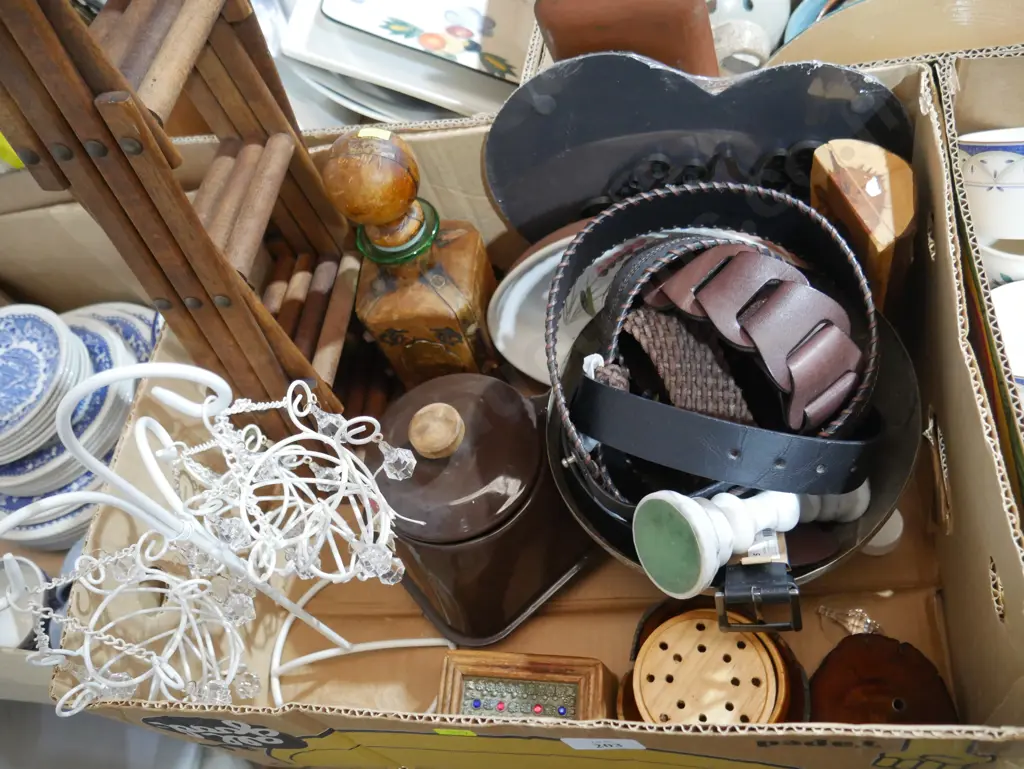 Belts, wine rack etc Image 1++