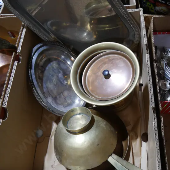 Copper and brassware etc