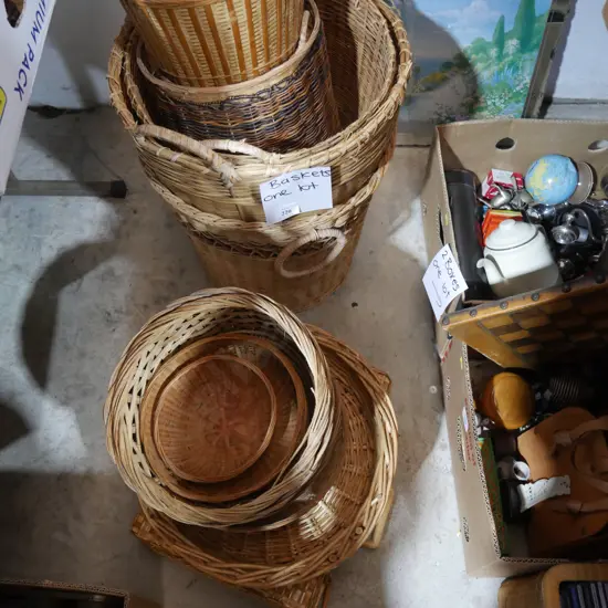 Assorted baskets