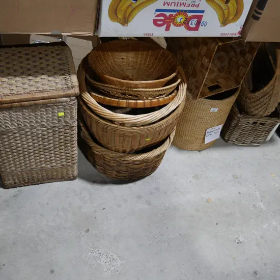 Assorted baskets