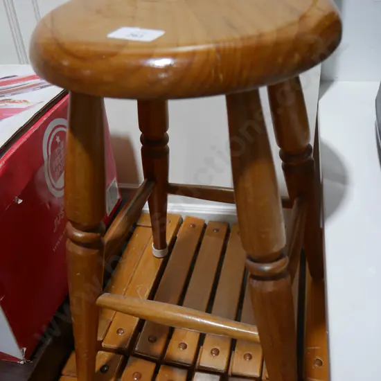 Wooden stool