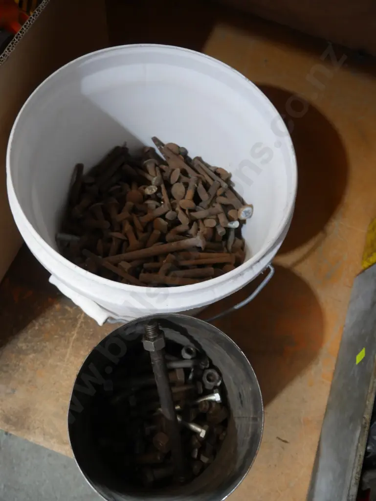 Two buckets of bolts etc Image 1++