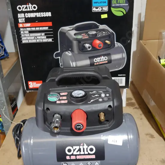 Ozito 6l air compressor