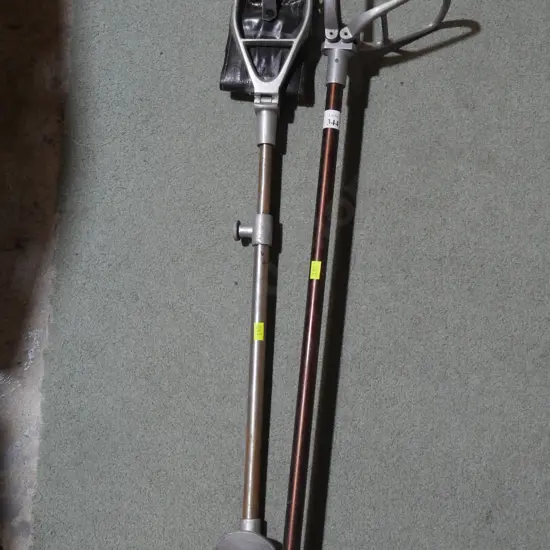 Two shooting sticks