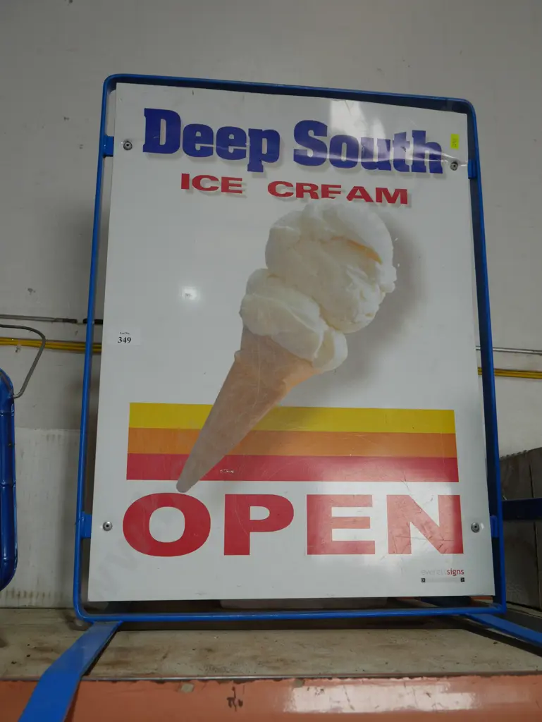 Deep South ice cream sign Image 1++