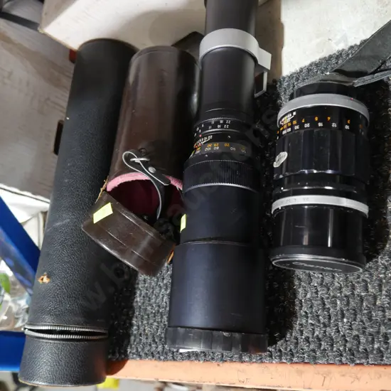 Camera lenses and cases