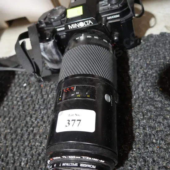 Minolta 9000 camera and lens