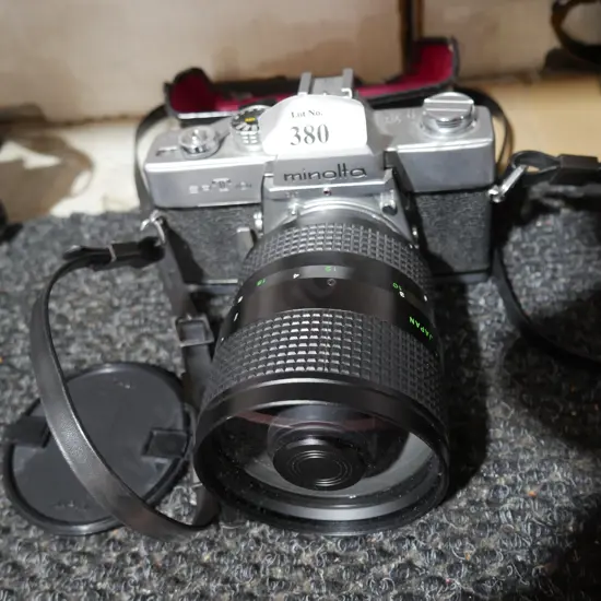 Minota srt101 camera and lens