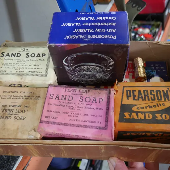 Vintage packets of soap