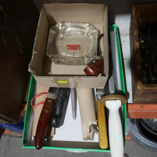 Knives, ashtray etc