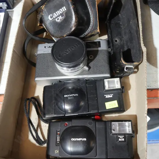 Assorted cameras