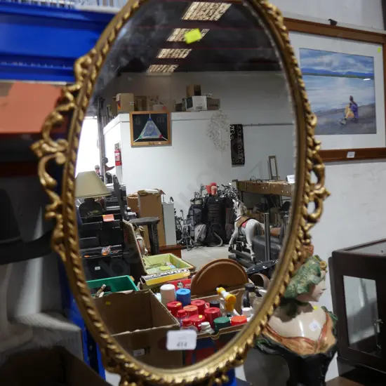 Gilt frame mirror
