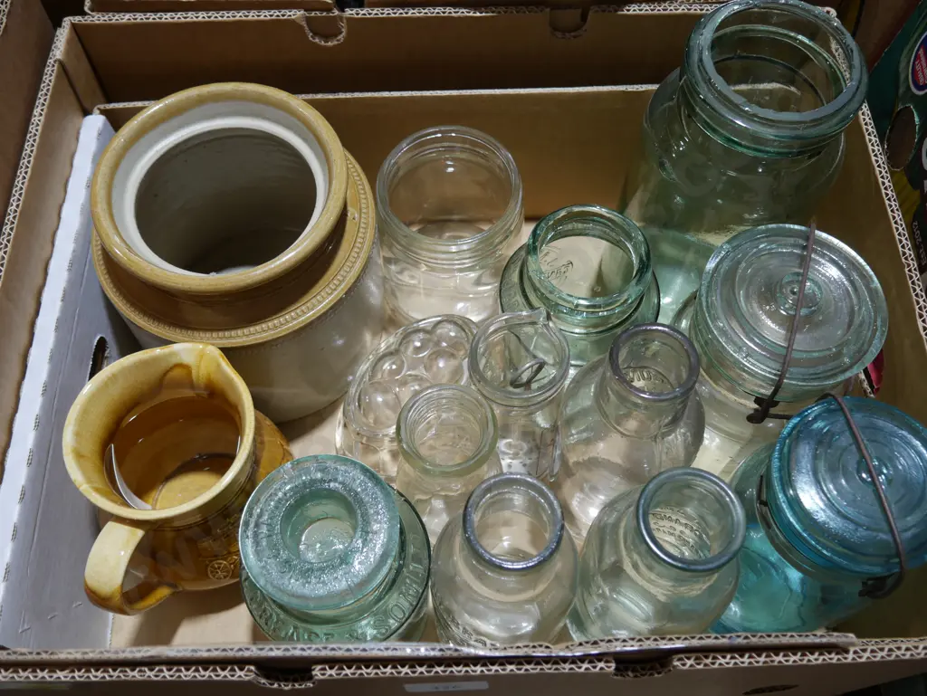 Assorted glass bottles etc Image 1++