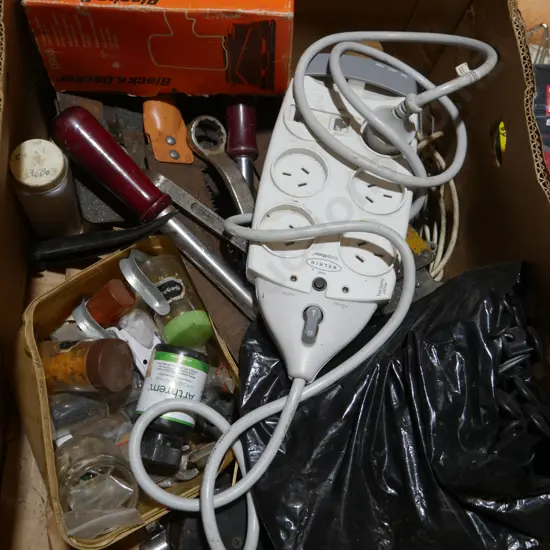 Assorted workshop tools etc