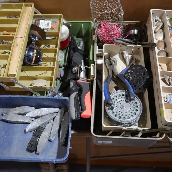 Fishing equipment etc