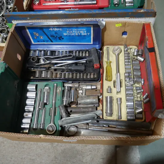 Assorted socket sets