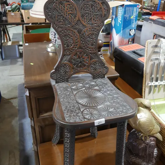 Carved chair