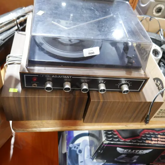 Record player speakers