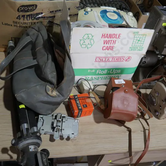 Film projector and accessories