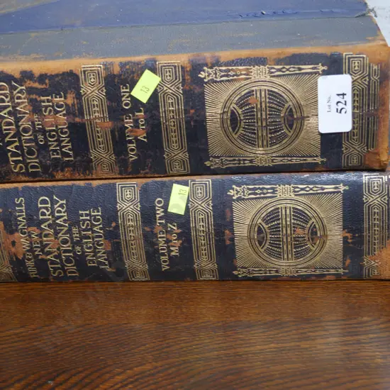 Two dictionaries volume one and two