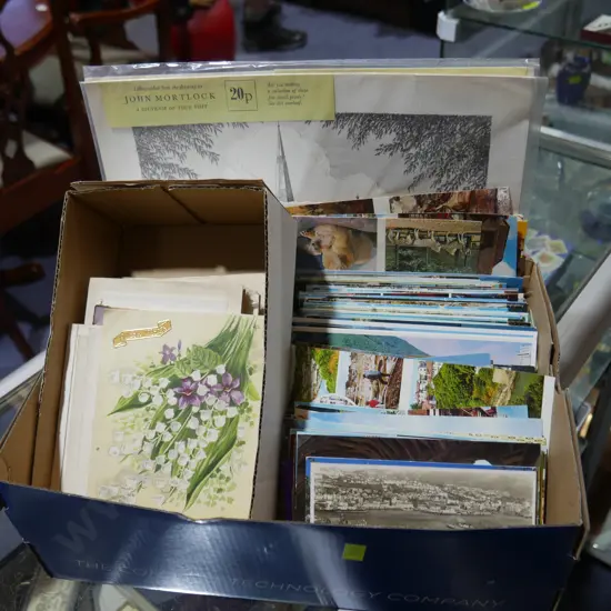 Postcards, greeting cards etc