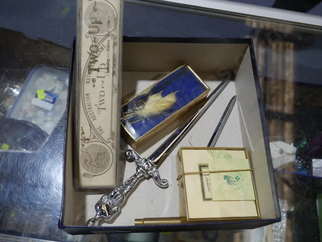 Letter opener, costume jewellery etc Image 1++