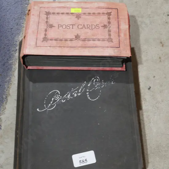 2 postcard albums