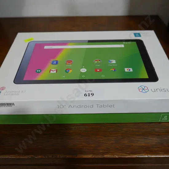 Boxed 10 inch Android tablet