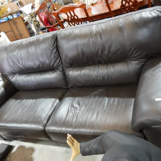 Leather sofa