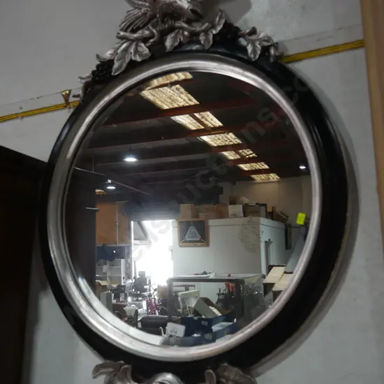 Eagle framed mirror
