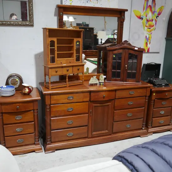 Three-piece bedroom suite