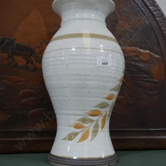 A pottery vase