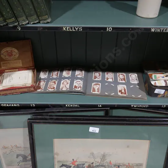 Cigarette cards etc