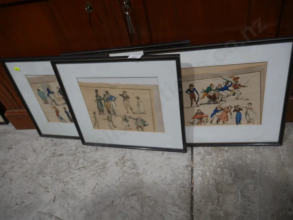 Four framed prints Image 1++