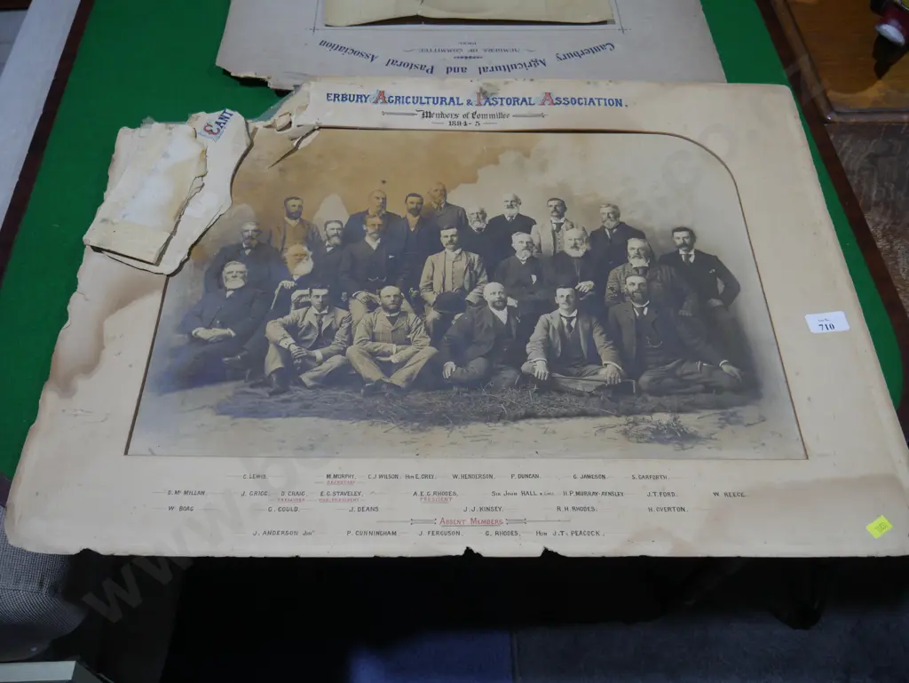 Canterbury agricultural pastoral association photo 1894 Image 1++