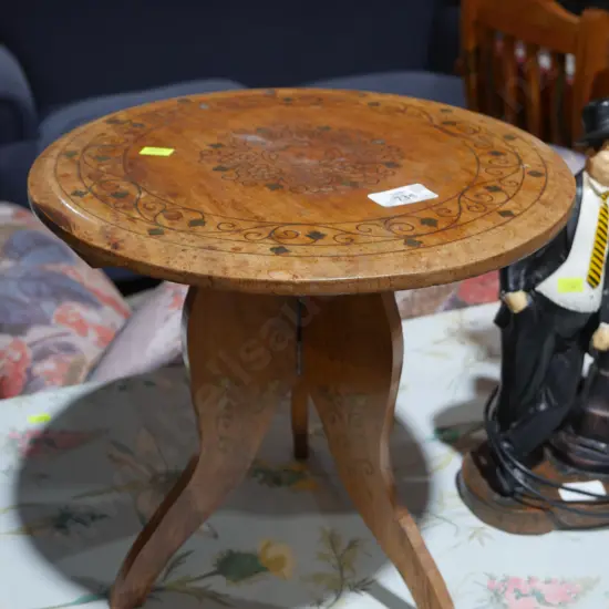 Inlaid occasional table