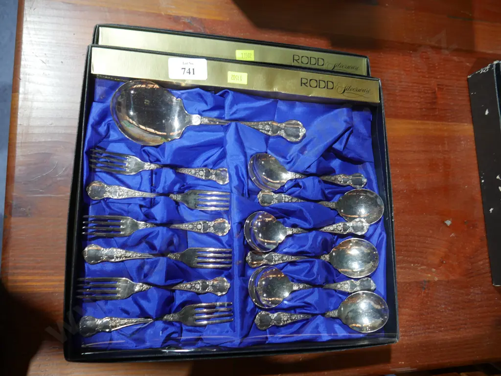 Two boxes of Rodd cutlery Image 1++