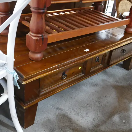 Large coffee table with drawers