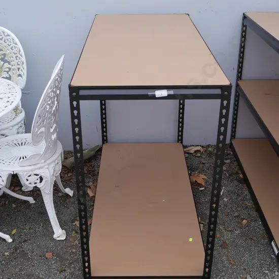 Metal shelf